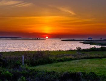 nags head, nc at sunset